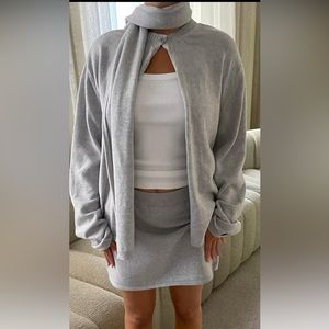 Grey scarf melange